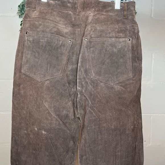 Wilson’s leather | brown nwt leather pants raw hem - Picture 11 of 12